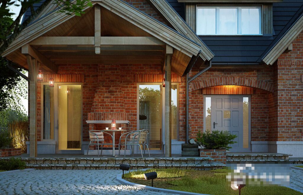 Скачать готовый проект дома с мансардой, чертежи и фото дома с мансардой - фото 3