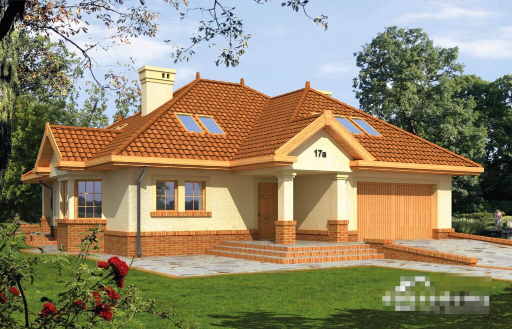 Фото проект дома с мансардой Dd461 на 169 м2, проект дома на 4 комнаты
