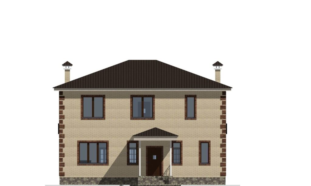 Скачать готовый проект двухэтажного дома, чертежи и фото двухэтажного дома - фото 3